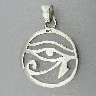 Zilveren Hanger Oog van Horus    