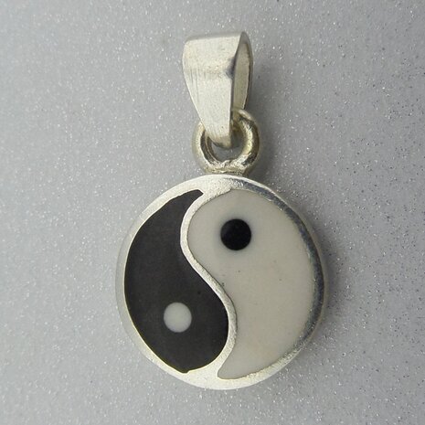 Zilveren Hanger Yin-Yang  