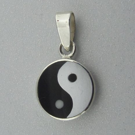 Zilveren Hanger Yin-Yang  