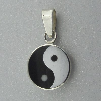 Zilveren Hanger Yin-Yang